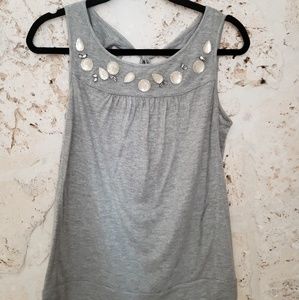 Embellished tank top